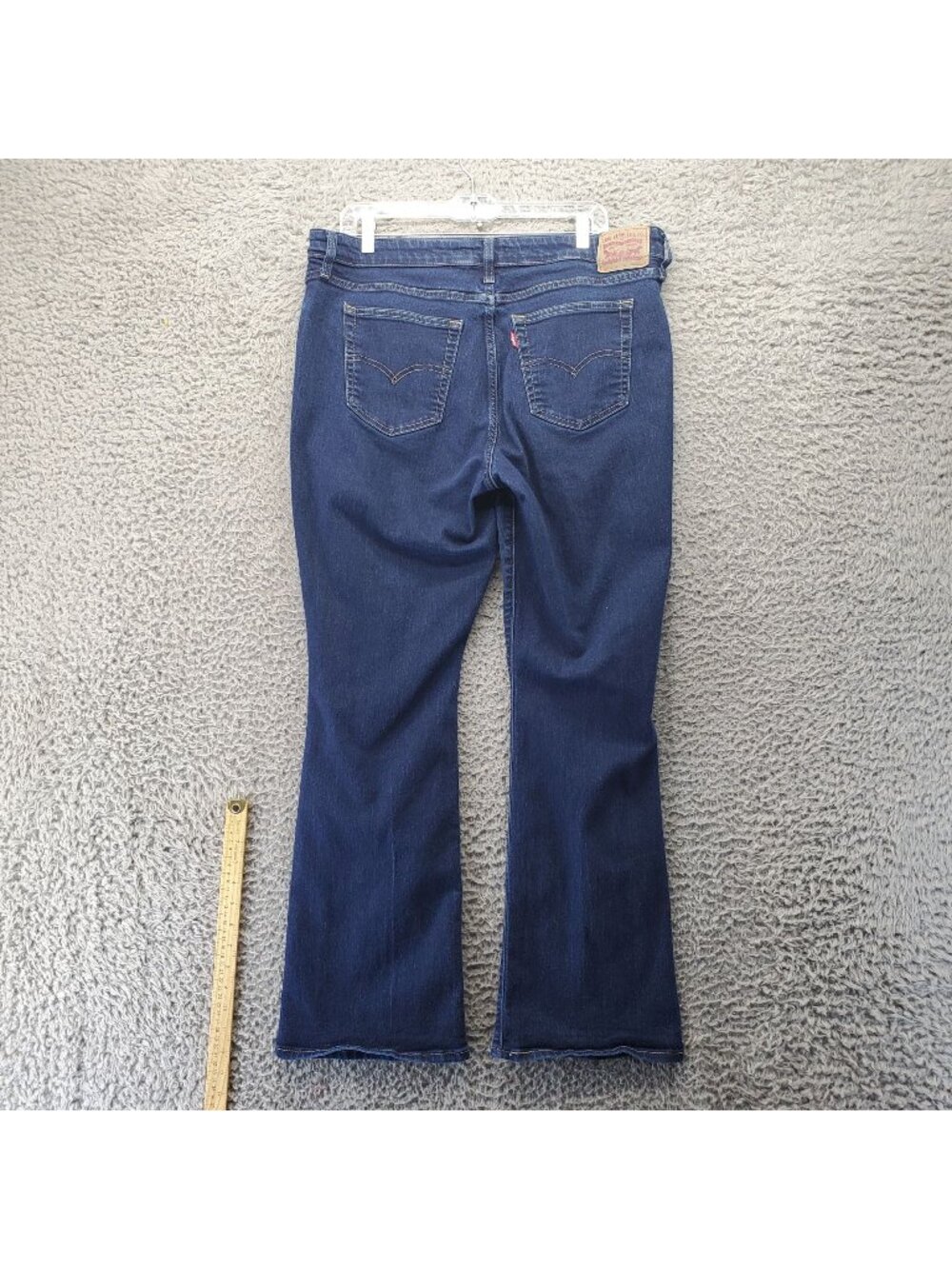 Levis Jeans Womens 34 Blue 725 High Rise Bootcut Stretch Denim Classic Style